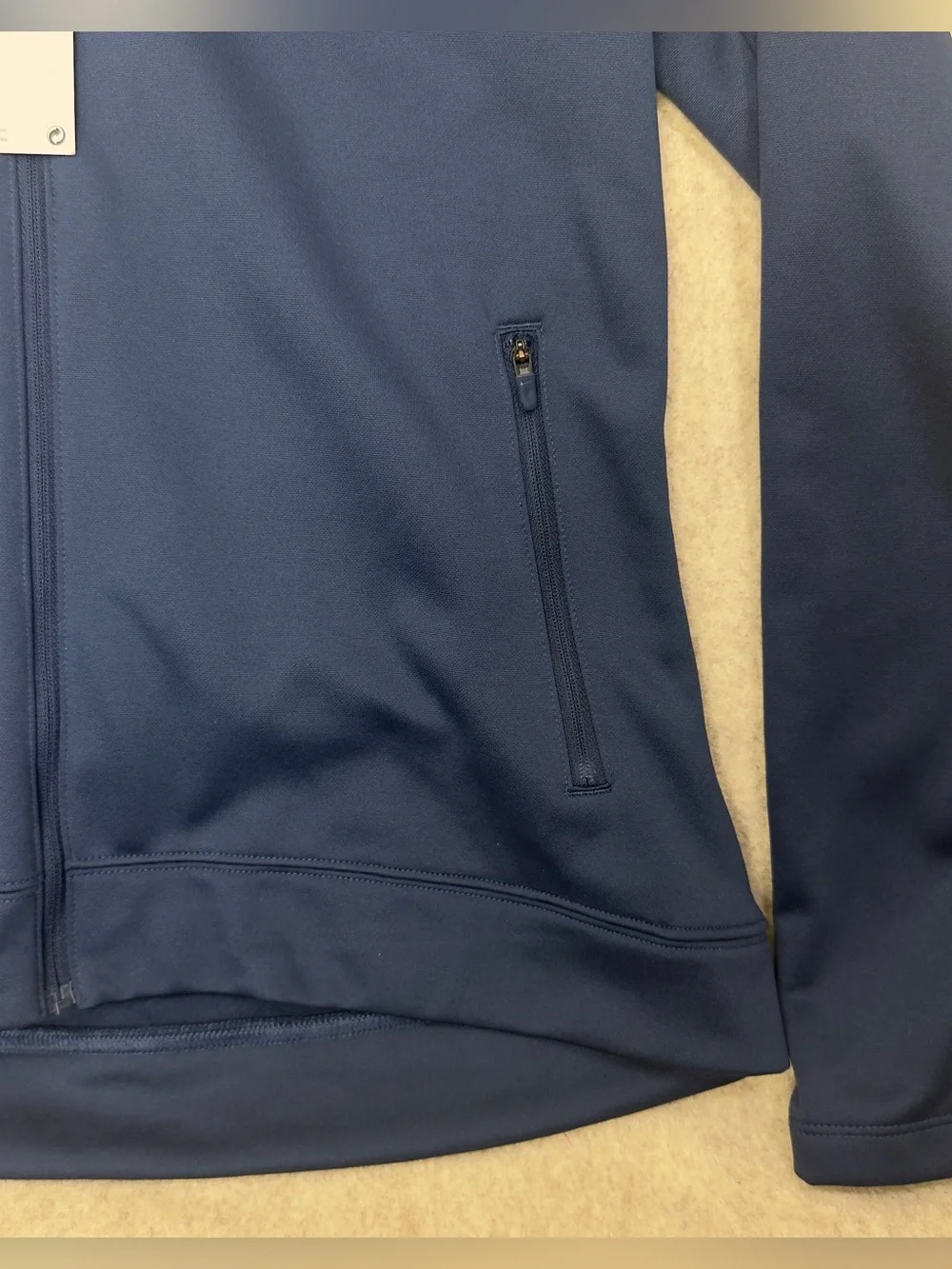 Nike NKAH6260 Ladies Therma-FIT Full-Zip Fleece - Midnight Navy with DMS embd